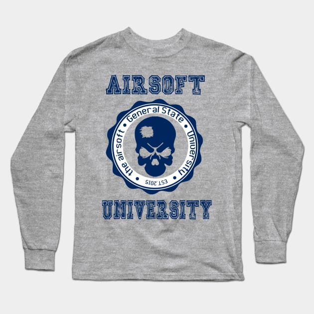 Airsoft University Long Sleeve T-Shirt by klarennns